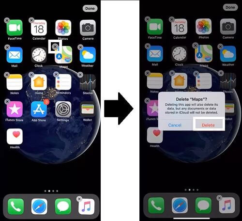 reinstall iPhone Maps