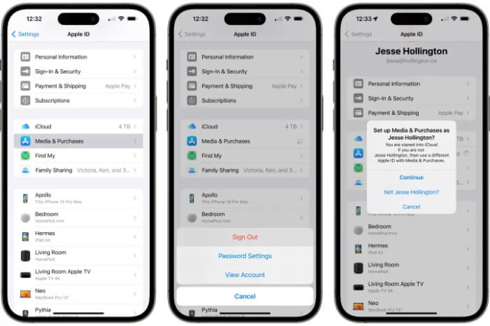 remove apple id in itunes app stores