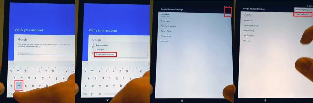 remove google account after factory reset
