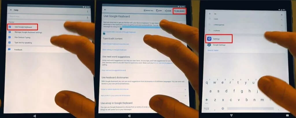 remove google account after factory reset