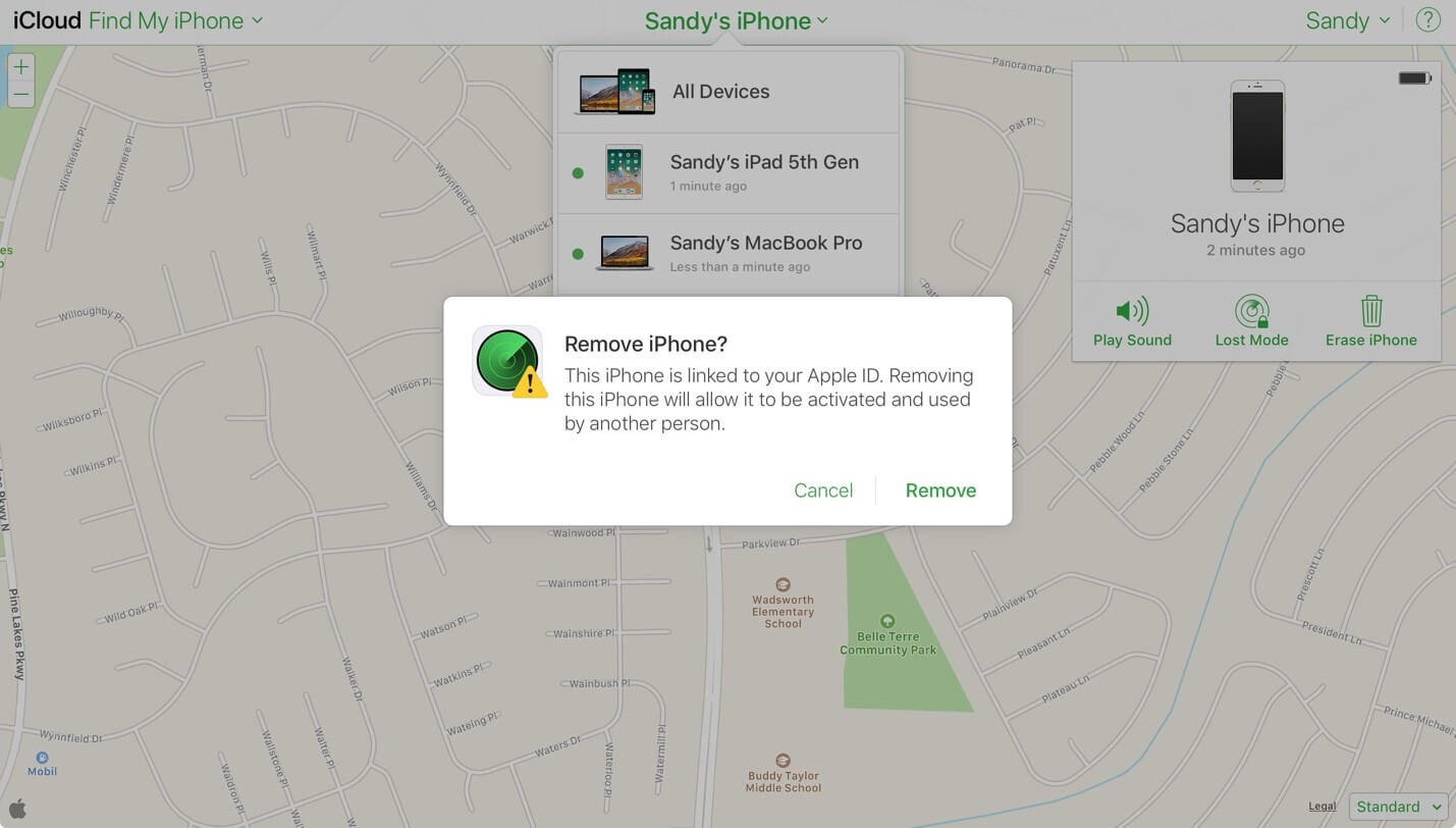 remove iphone
