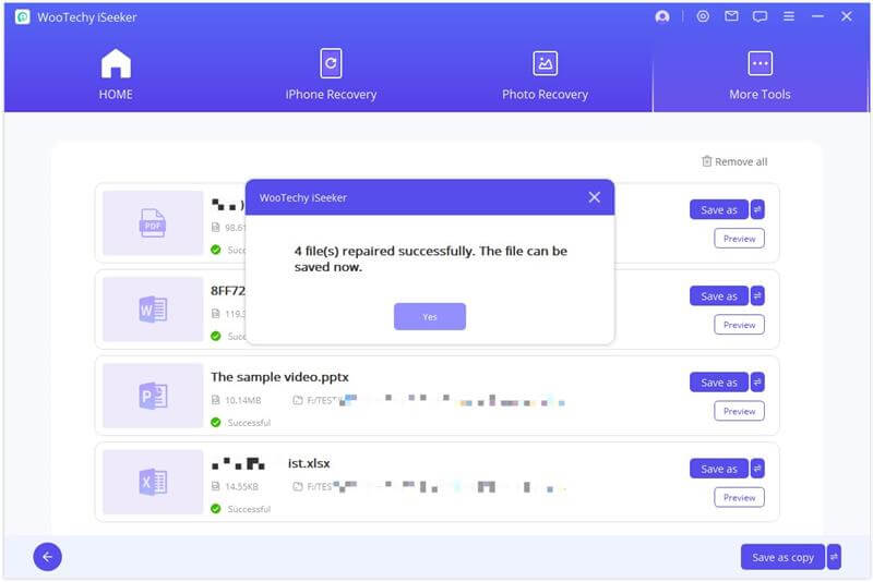 repair corrupt files