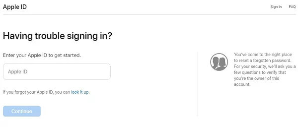reset password on appleid apple with 2fa