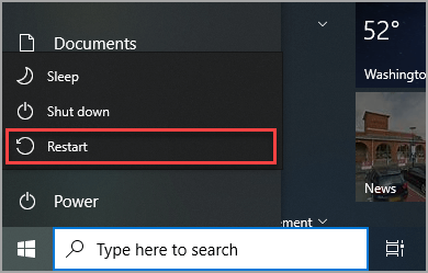 restart pc