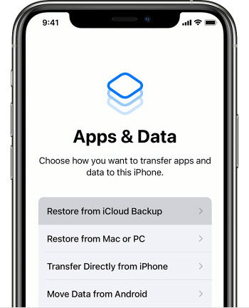restore backup