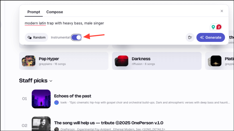 riffusion prompts to create music
