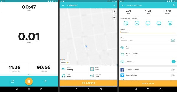 runkeeper running app