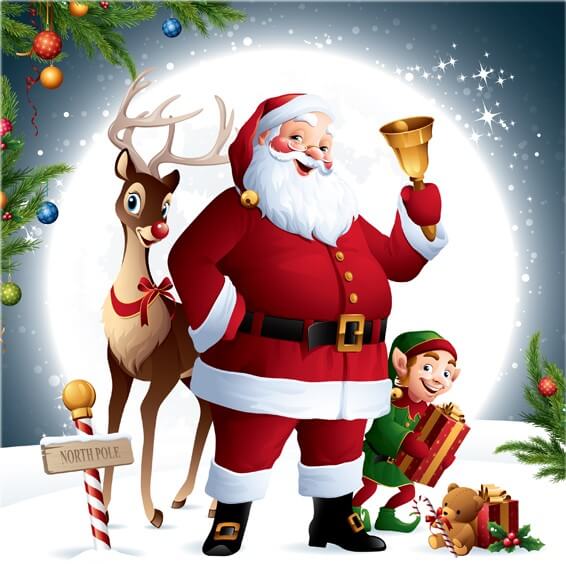 Create a Santa Video Message with Santa Claus Clips
