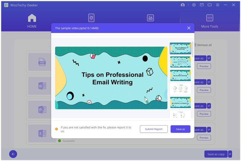 repair corrupt files