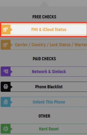get the iclous status result 