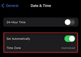 set date and time