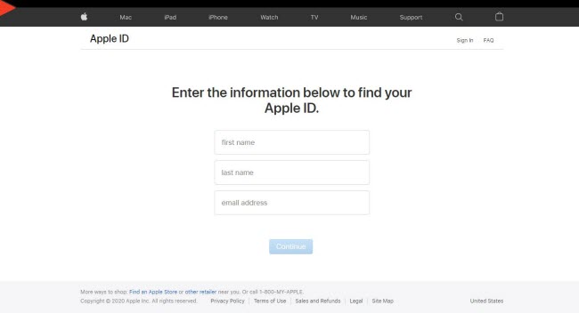 set new password
