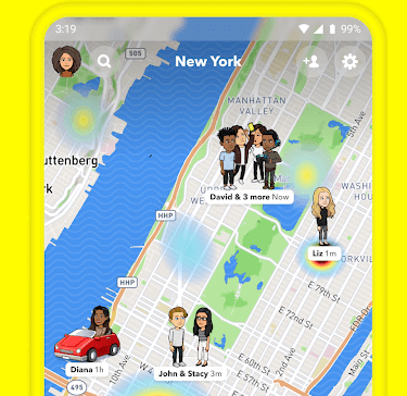 share fake location on social media