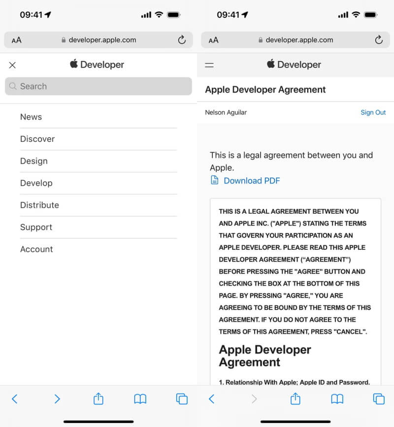 sign up for apple developer program