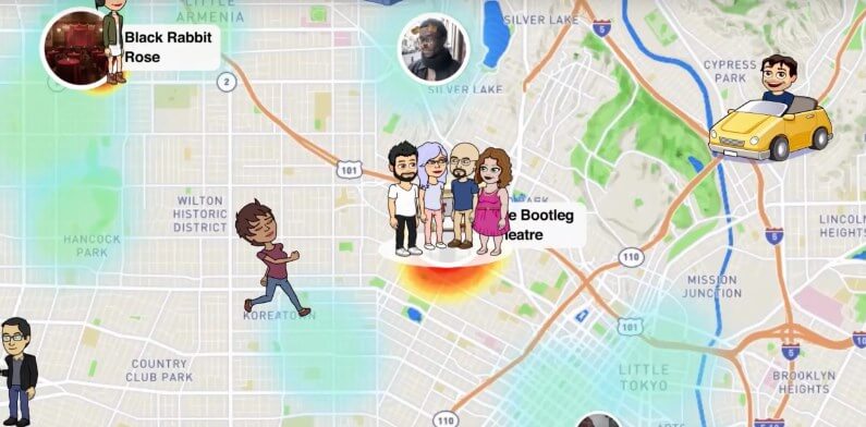 how to add location on Snapchat