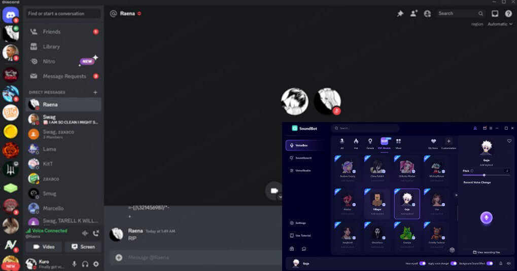 change voice in Discord with WooTechy SoundBot
