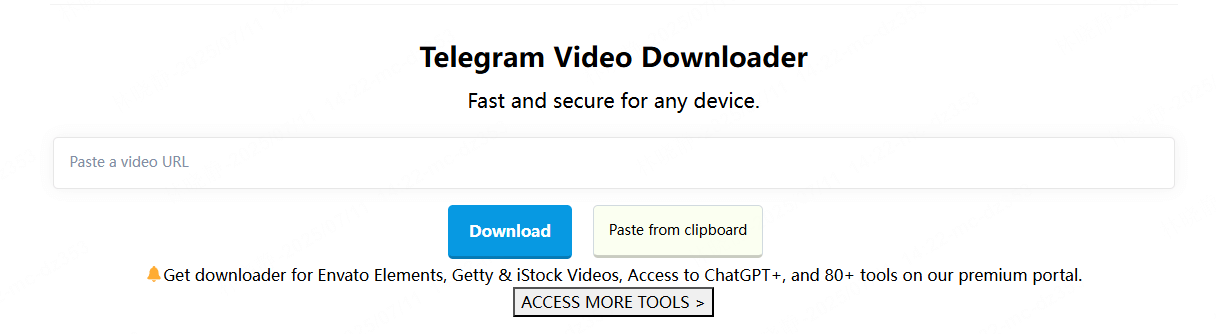 steptodown online telegram video downloader