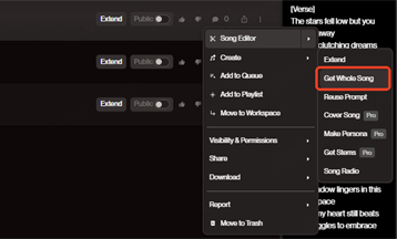 suno ai music generator extend music