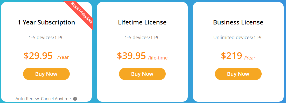 Syncios WhatsApp transfer price
