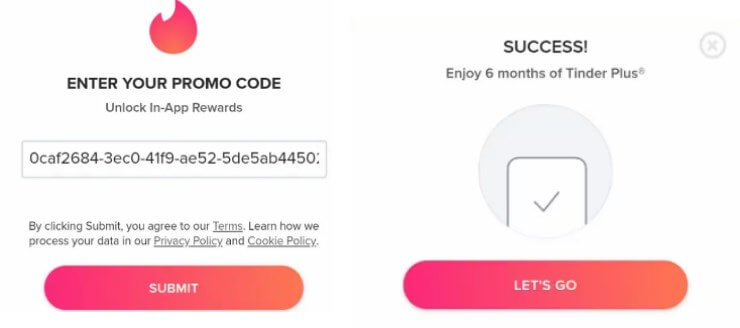 Apply Free Tinder Gold Promo Code