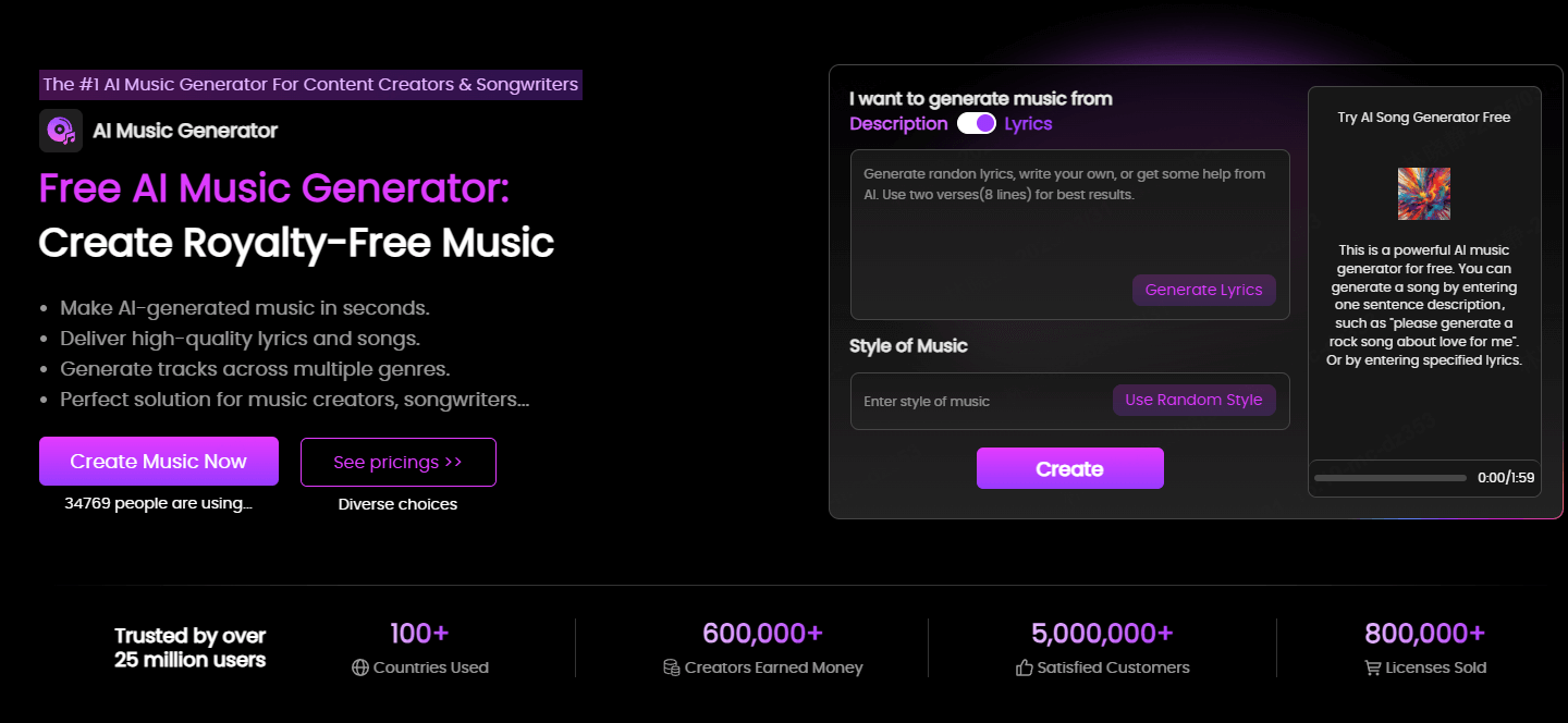 topmediai free beat maker interface