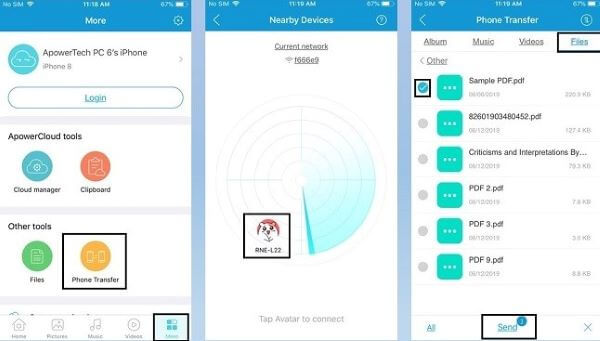 transfer WhatsApp from iPhone to Huawei with airmore