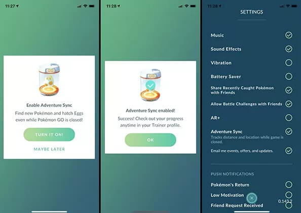 How to Turn on Adventure Sync & Walking Rewards