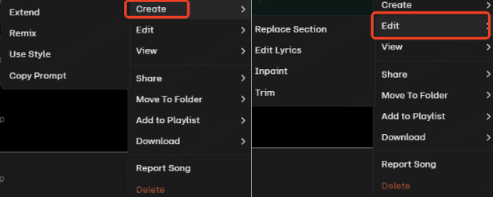 udio editinng features