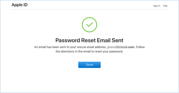 unlock apple id by email