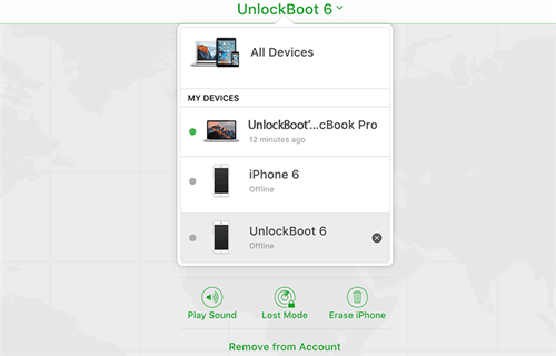 unlock apple id with find my app