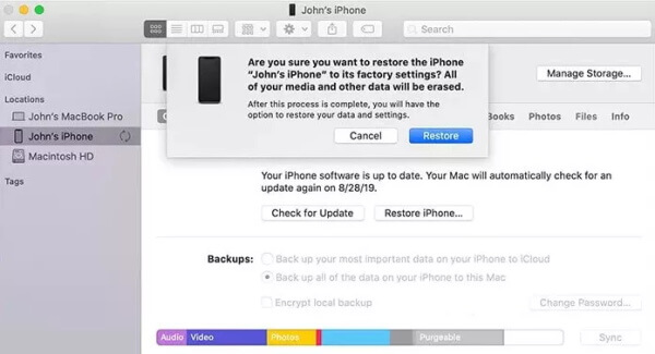 unlock iphone 13 via itunes