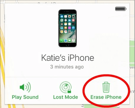unlock unavailable iphone via icloud