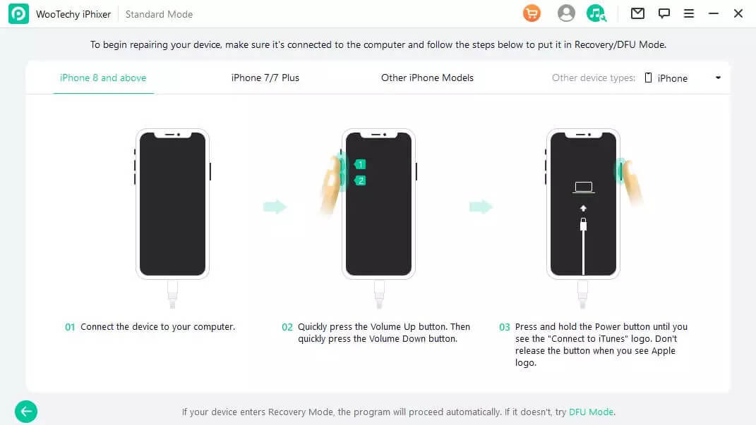 Put the device into Recovery Mode