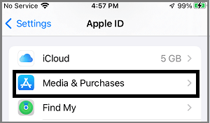 update media purchases info to stop vertification required 1