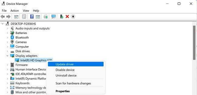 update video card driver