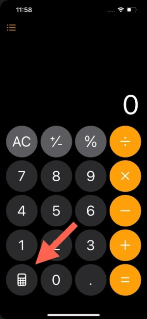 use math notes on caculator app