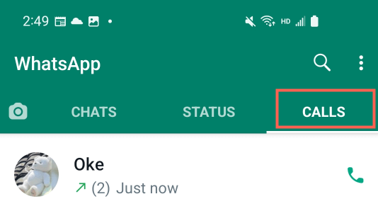 whatsapp call history recovery