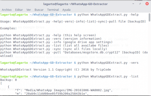 whatsapp google drive extractor steps