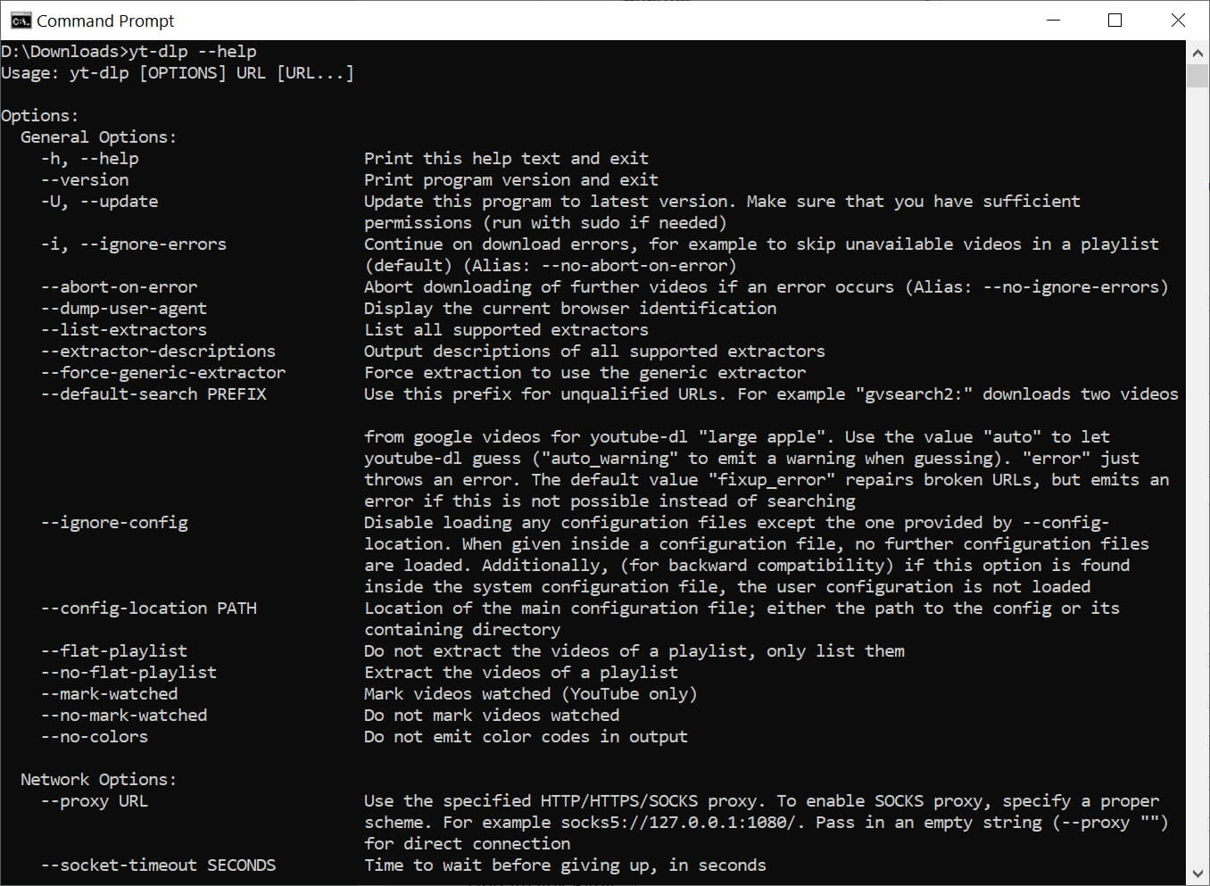 yt-dlp youtube musik downloader