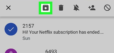 archive messages on android