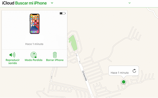 borrar iphone con icloud