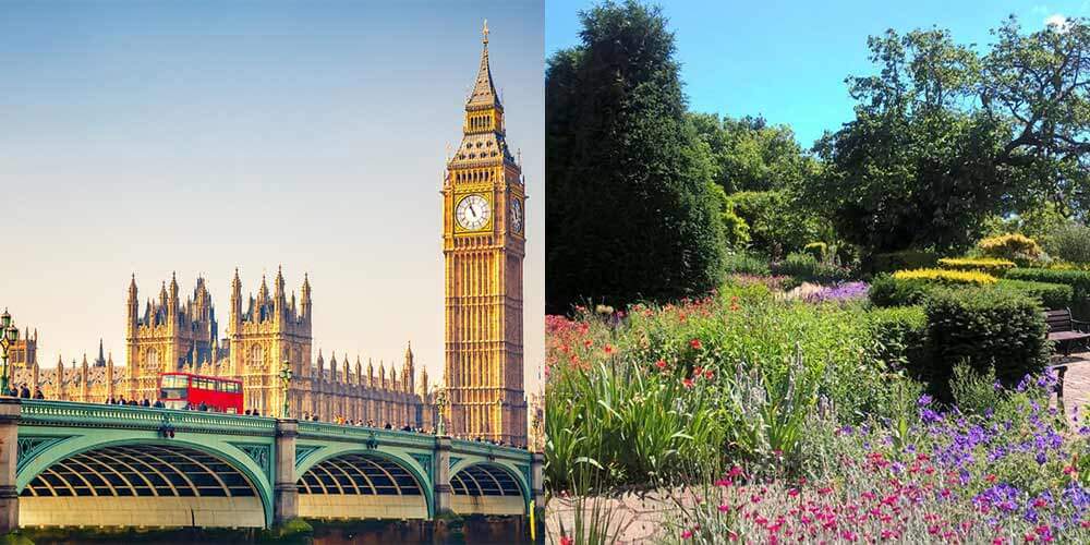 런던 브록웰 파크 및 도시