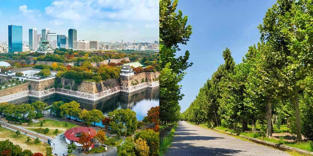 엑스포 '70 기념공원 및 스이타와 오사카 시내