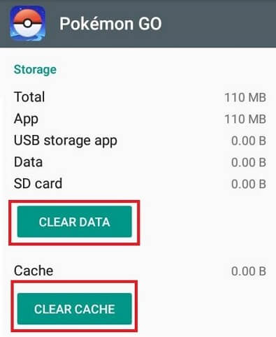 Clear Pokemon GO Data