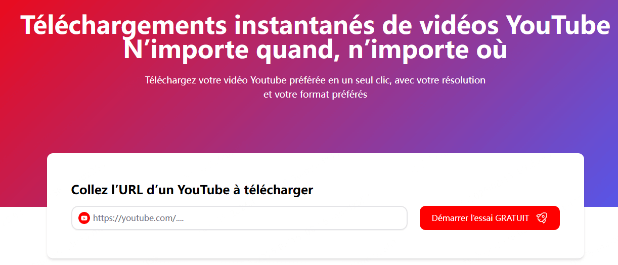 Téléchargeur YouTube gratuit Clipto