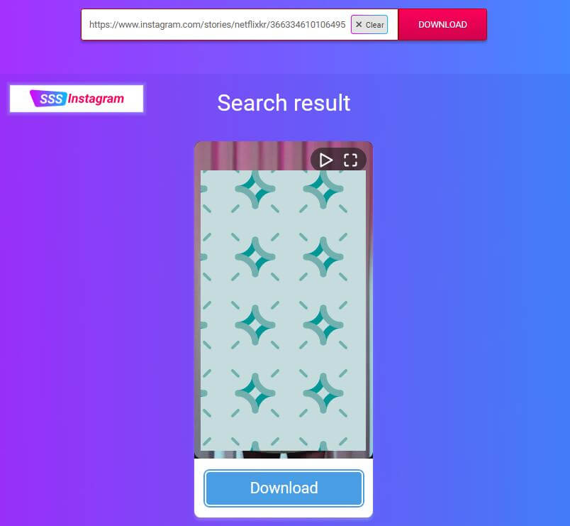 SSSInstagram으로 인스타 영상 다운로드