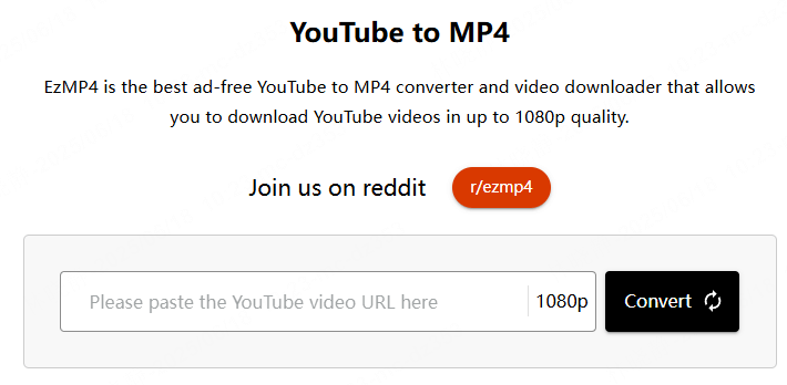 ezmp4 online YouTube zu MP4 Konverter