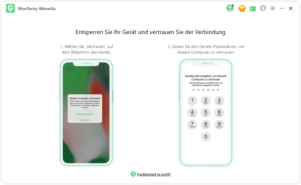 imovego verbindet iPhone und PC