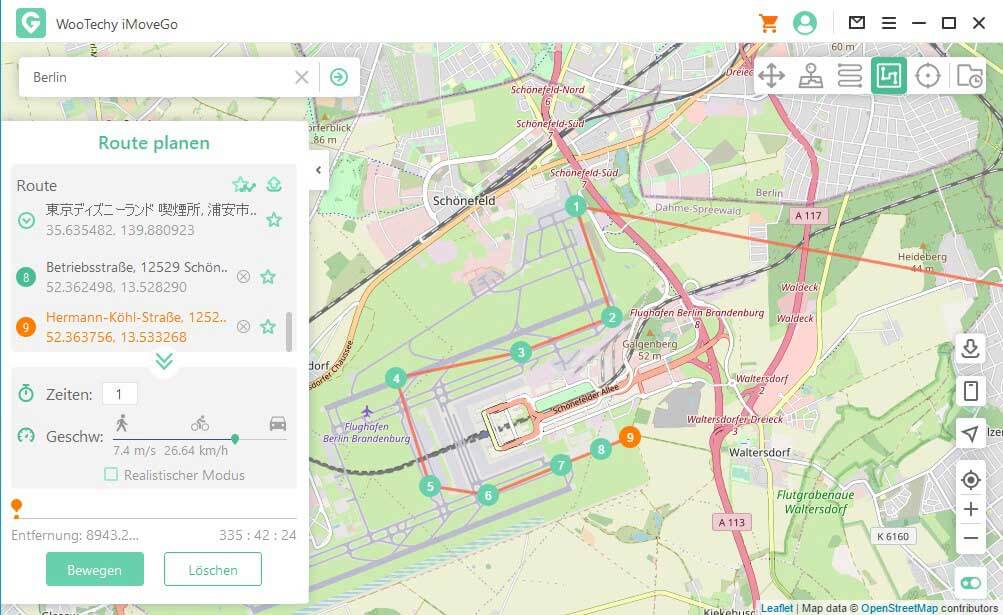 imovego multi-spot mode