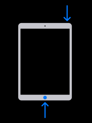 홈 버튼이 있는 아이패드 복구 모드 전환하기